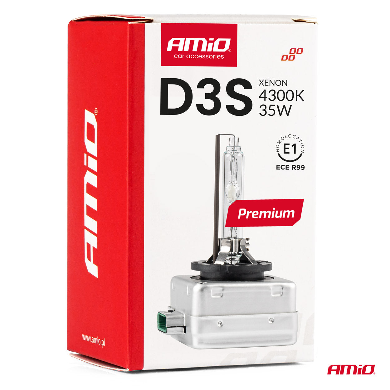 AMIO D3S XENON PREMIUM LEMPUTĖ 4300K