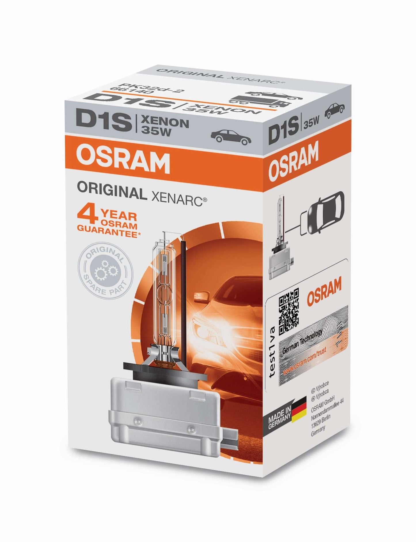 OSRAM D1S XENON ORIGINAL XENARC 12/24V 35W