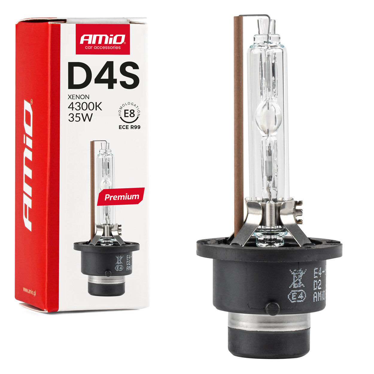 AMIO D4S XENON PREMIUM LEMPUTĖ 4300K
