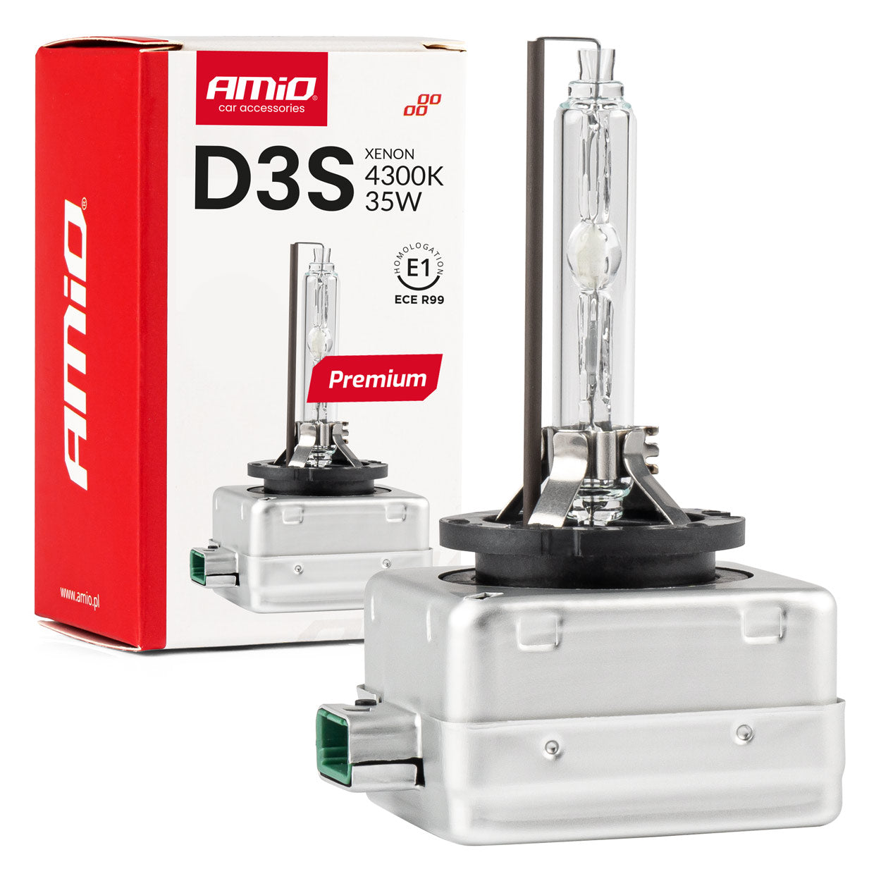 AMIO D3S XENON PREMIUM LEMPUTĖ 4300K