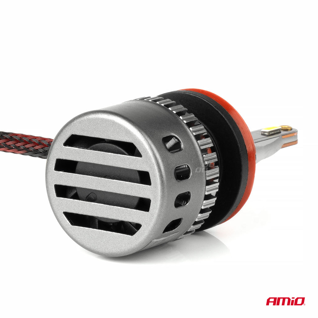 AMIO H8 H9 H11 LED CANBUS 6000K +400% 12V