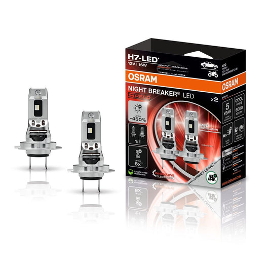 OSRAM H7 NIGHT BREAKER LED SPEED 16W 12V +450% (LEGALIOS)