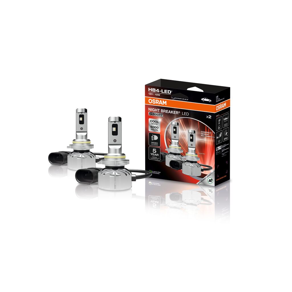 OSRAM HB4 9006 NIGHT BREAKER LED SMART 6000K 12V 10W (LEGALIOS)