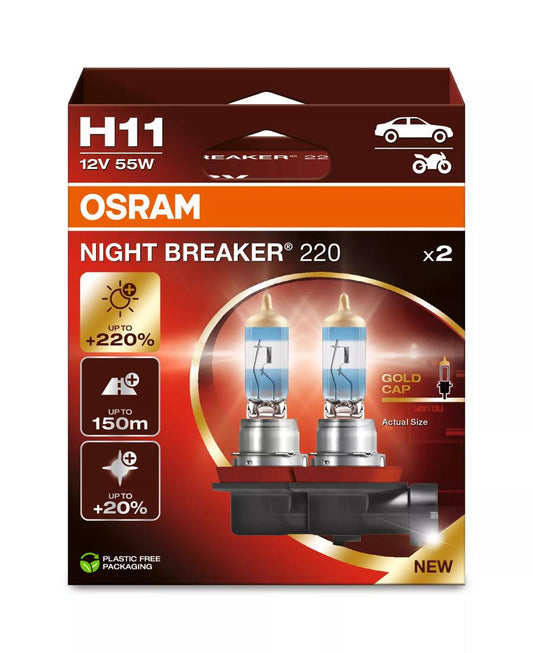OSRAM H11 NIGHT BREAKER +220%