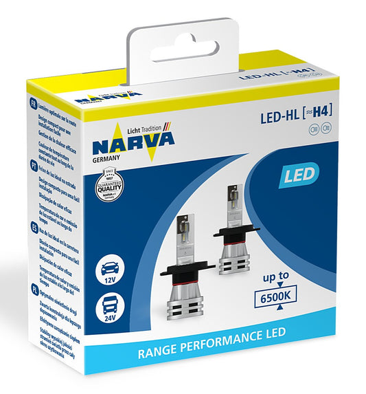 NARVA H4 LED LEMPUTĖS 6500K