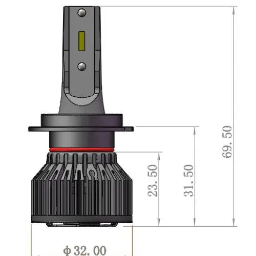 M-TECH H7 LED PRO NEW GENERATION 6500K